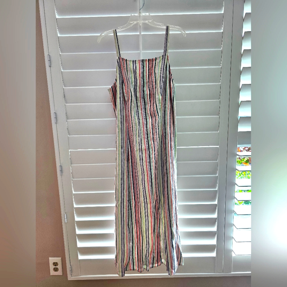 Maxi Dress Multicolor Multi Strip Old Navy L